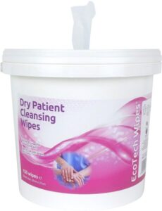 Ecotech Dry Patient Cleansing Wipes | Tube Of 150 Wipes