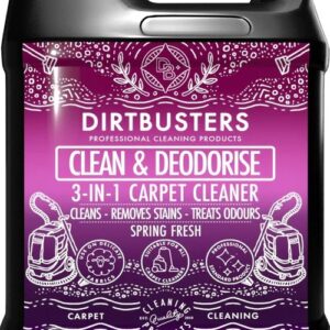 Dirtbusters Clean & Deodorise Carpet Shampoo | 3 In 1 | Spring Fresh