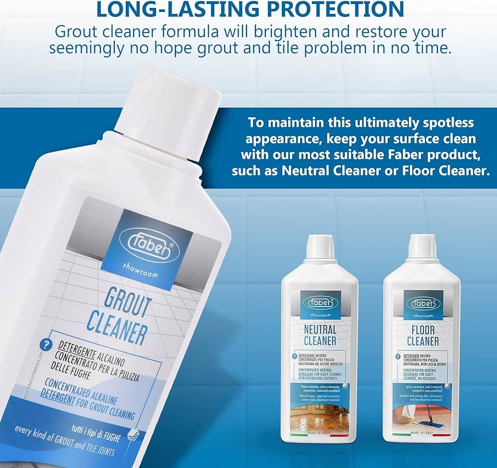 Maintain Tile Joints With The Faber Grout Cleaner