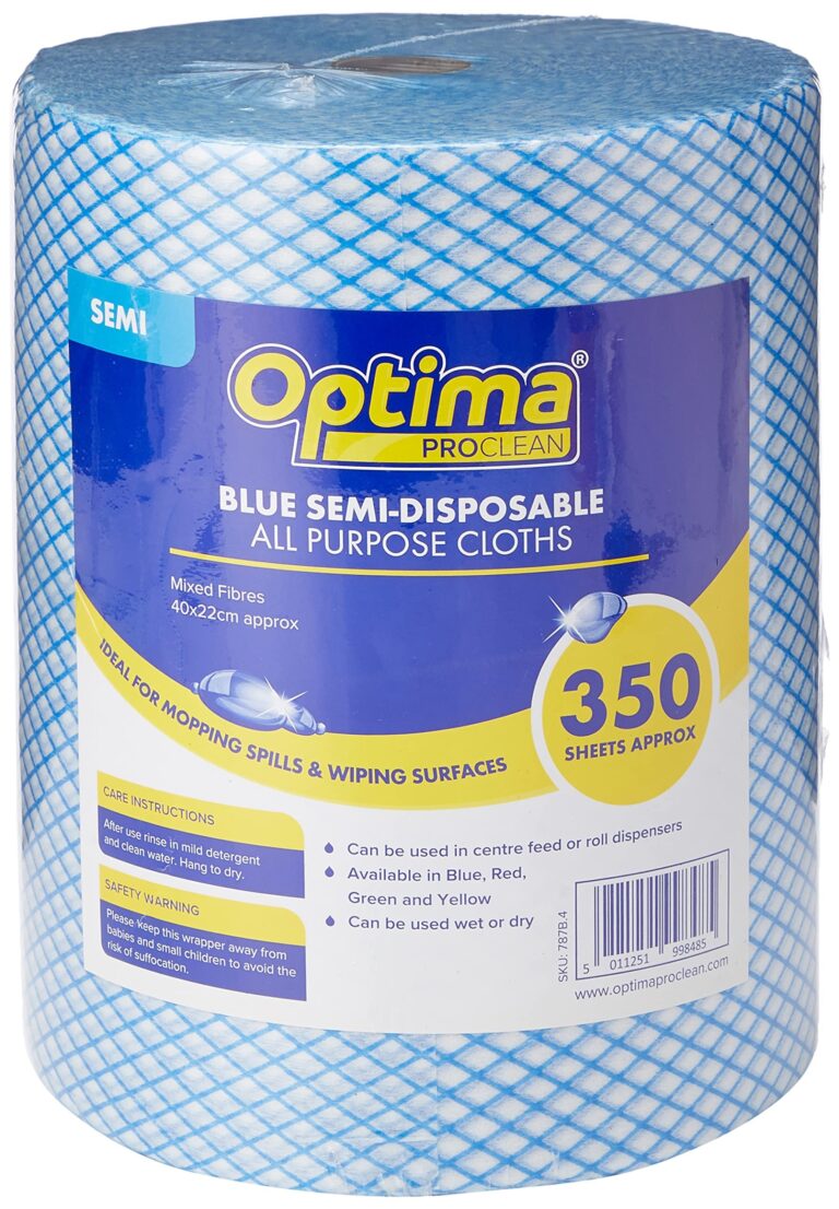 Using The Optima Lightweight All Purpose Cloth Rolls For Your Cleaning Job