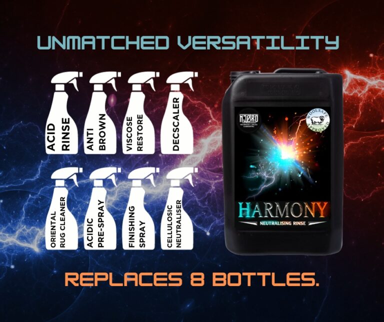 Carpet Care With Harmony Acidic Pre-Spray, Spotter and Rinse