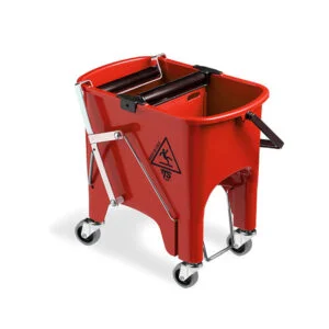 Squizzy 15L Colour Coded Mopping System With Wheels