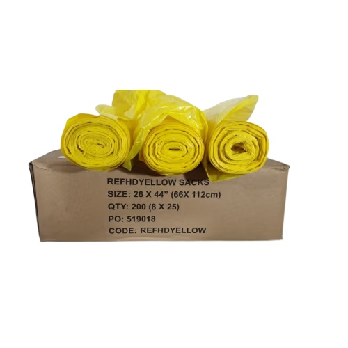 Biodegradable Yellow Bin Bags