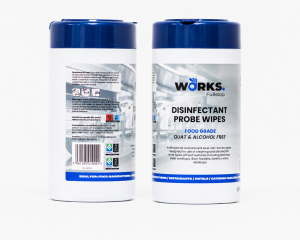 Works Disinfectant Probe Wipes