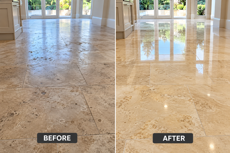 Travertine Floor Polishing Systems
